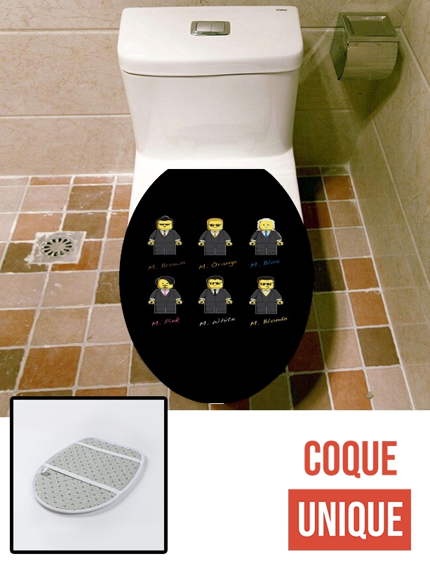 Housse de toilette - Décoration abattant wc Reservoir Block white - Sacs &  Accessoires