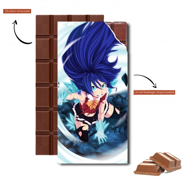 Tablette de chocolat personnalisé Happy Fairy Tail FaceArt white - Sacs &  Accessoires