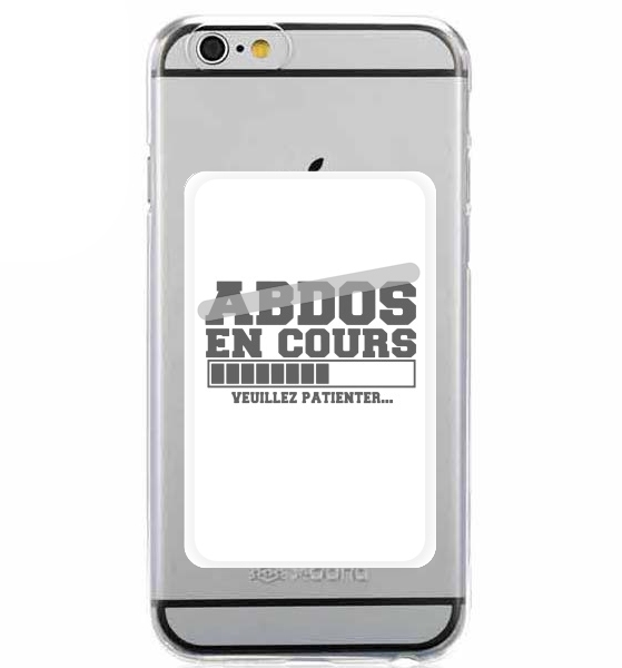 Porte Carte adhésif pour smartphone Abdos en cours