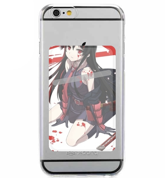 Porte Carte adhésif pour smartphone akame ga kill