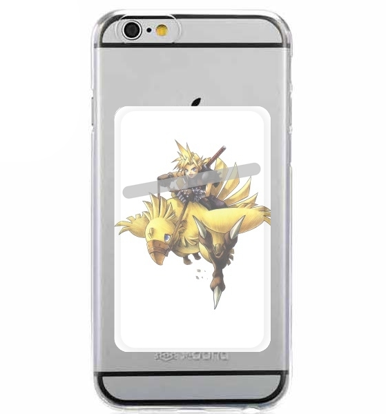 Porte Carte adhésif pour smartphone Chocobo and Cloud