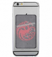 Porte Carte adhésif pour smartphone Flag Dragon House Red