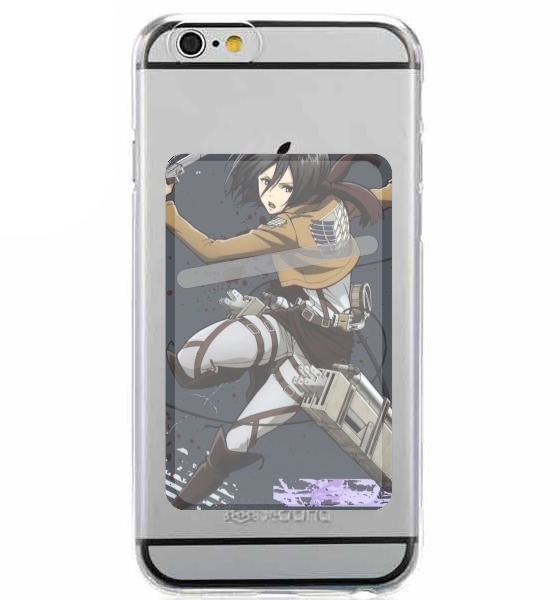 Porte Carte adhésif pour smartphone Mikasa Titan