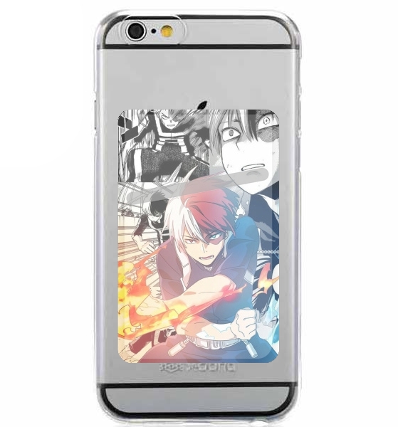 Porte Carte adhésif pour smartphone shoto todoroki scanArt