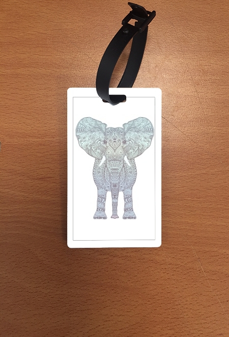 Attache adresse pour bagage Elephant Mint