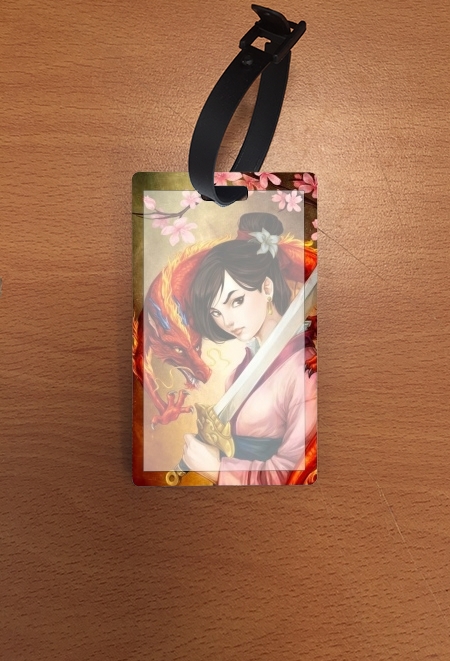 Attache adresse pour bagage Mulan Warrior Princess