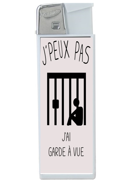 Briquet Je peux pas j'ai garde a vue