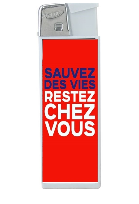 Briquet Sauvez des vies - Restez chez vous