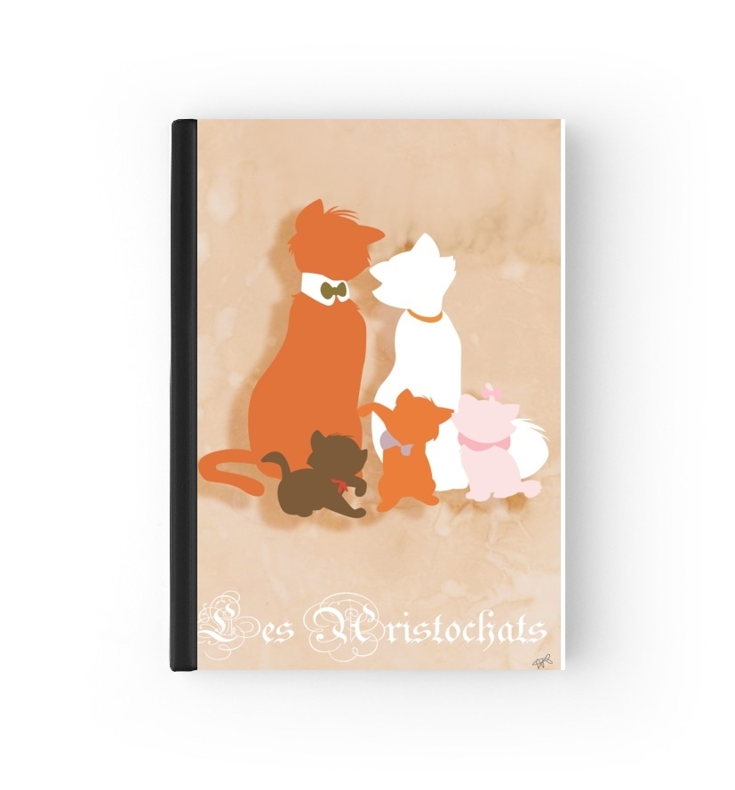 Cahier Les aristochats minimalist art