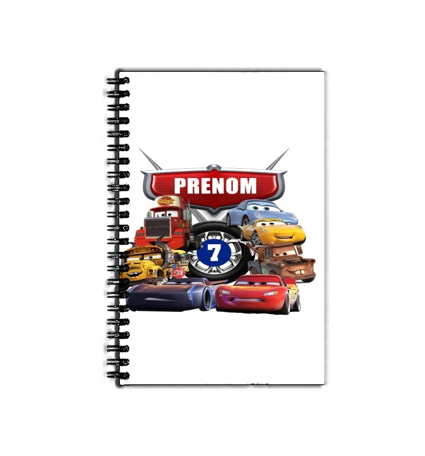 Cahier de texte Cars Birthday Gift