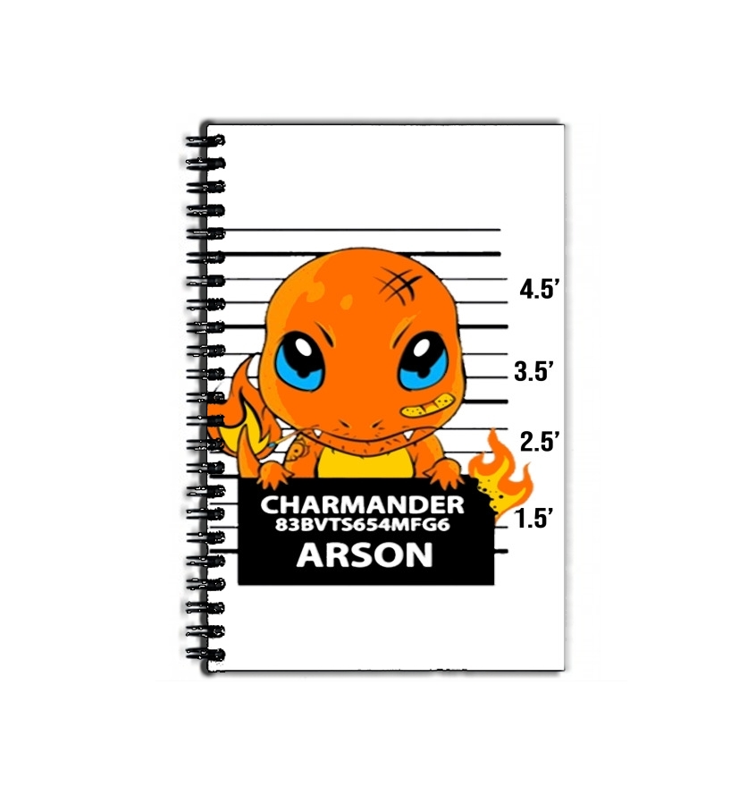 Cahier de texte Charmander Jail