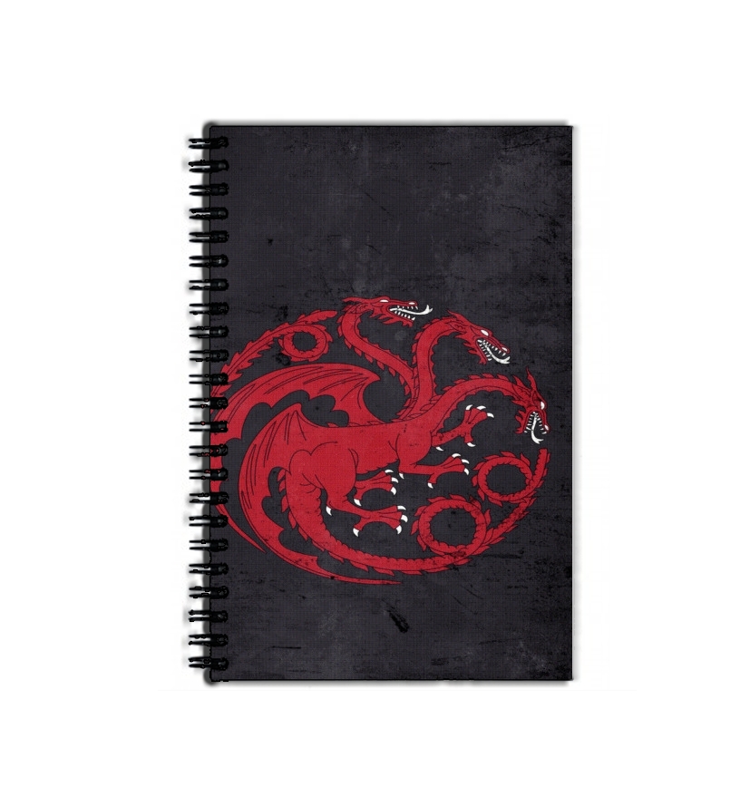 Cahier de texte Flag Dragon House Red