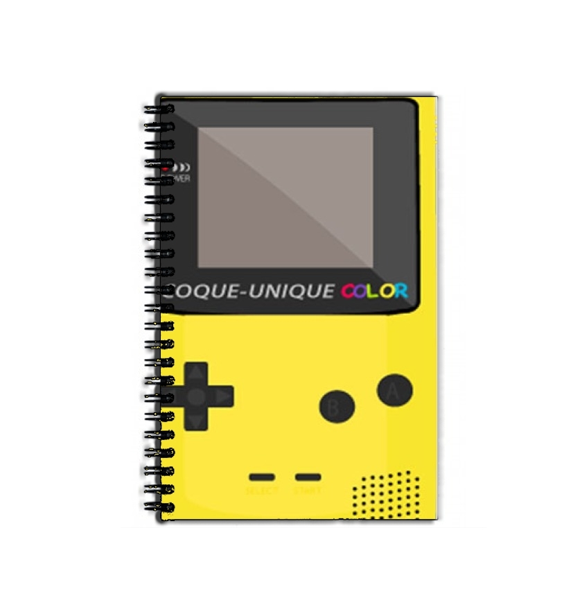 Cahier de texte Gameboy Color Jaune