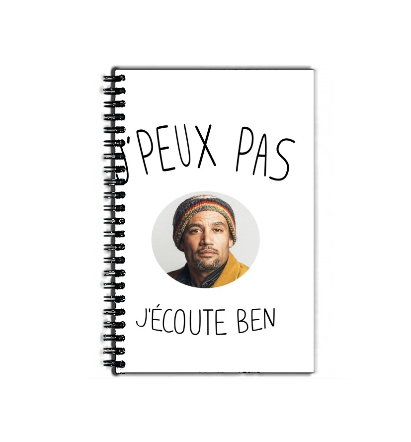 Cahier de texte Je peux pas j’écoute ben harper