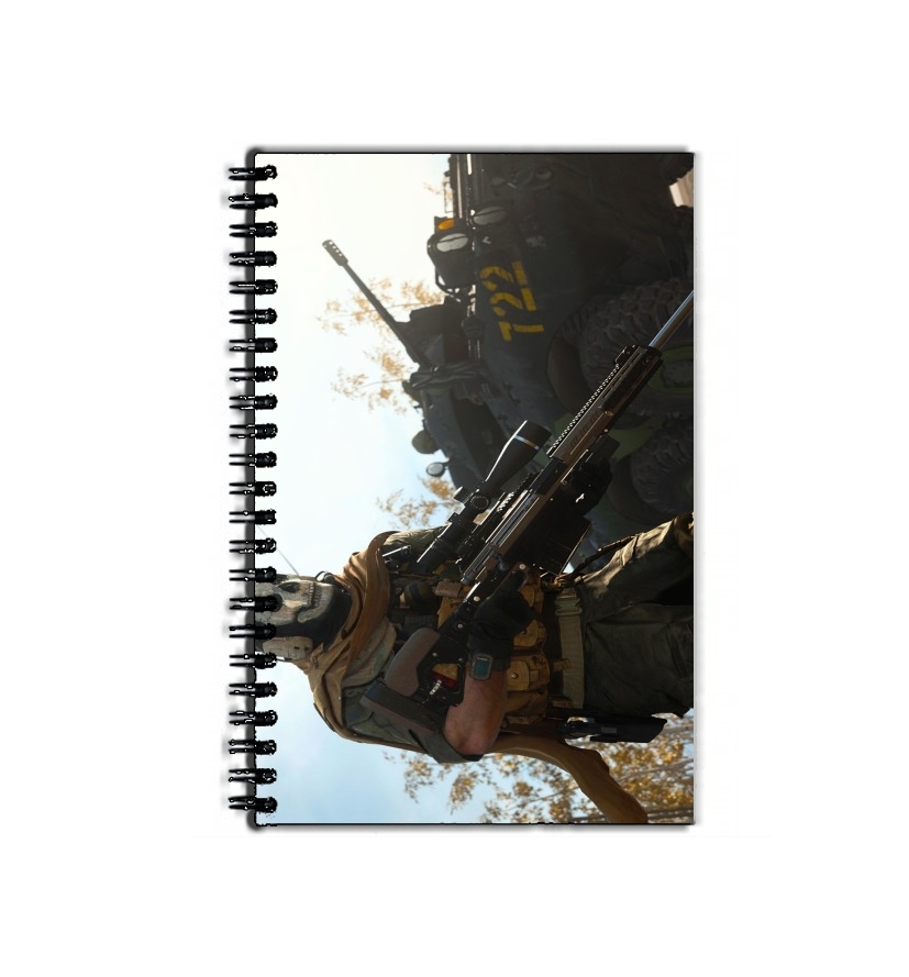 Cahier de texte Warzone Ghost Art