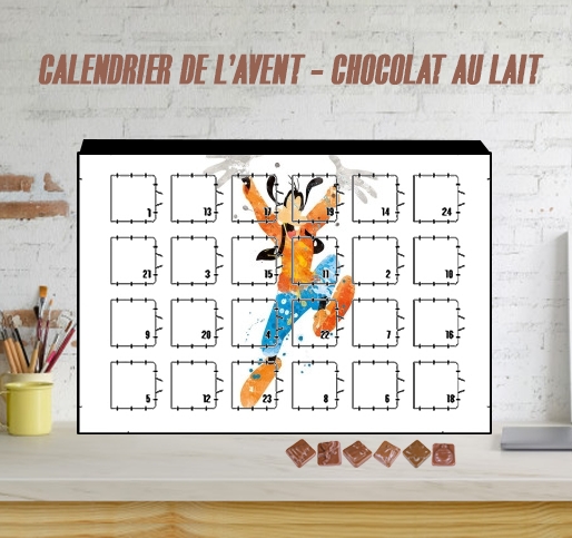 Calendrier de l'avent Goofy Art Watercolor