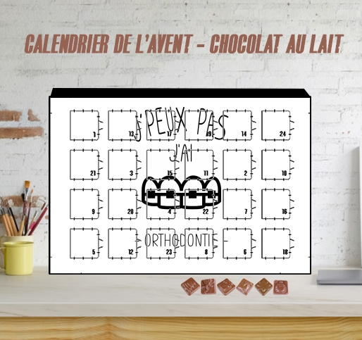 Calendrier de l'avent Je peux pas j'ai orthodontie