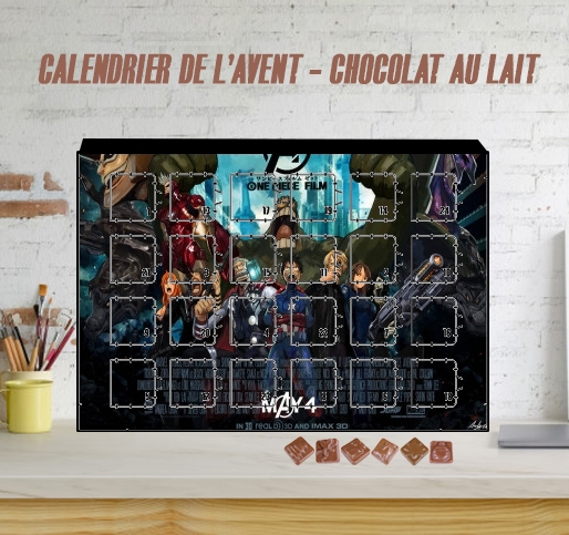 Calendrier de l'avent One Piece Mashup Avengers