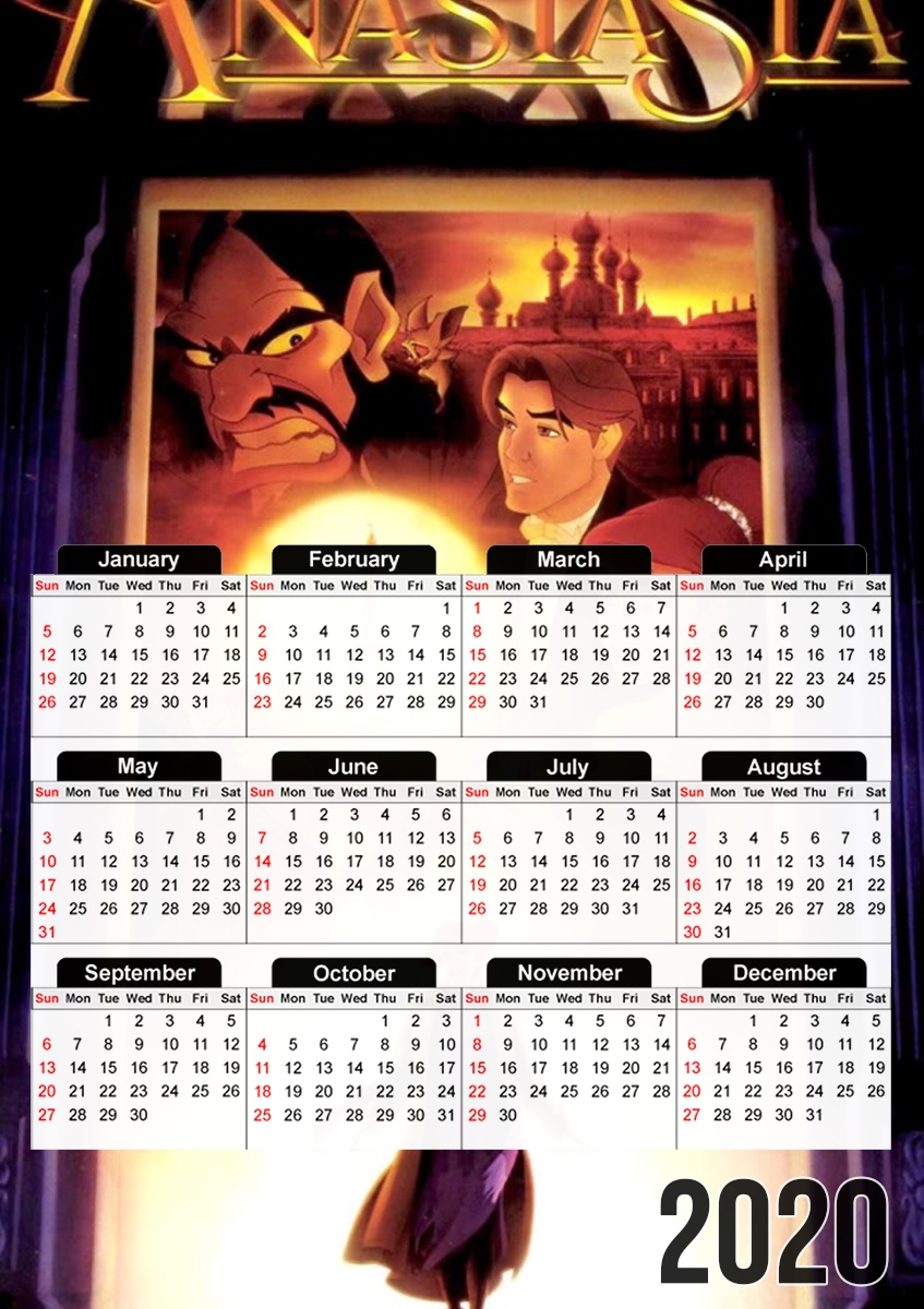 Calendrier Anastasia romanov