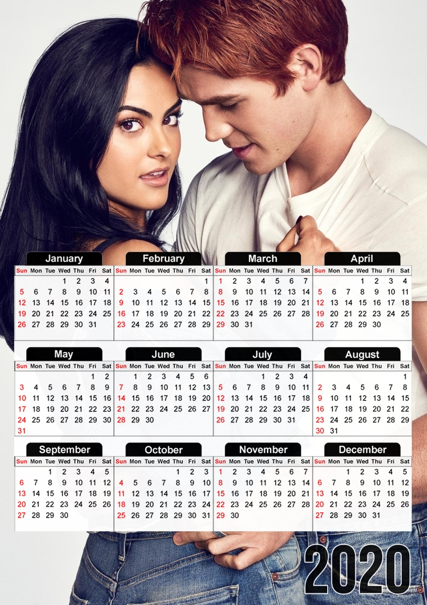 Calendrier Archie x Veronica Riverdale