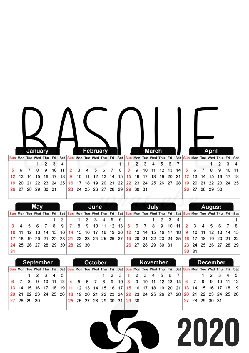 Calendrier Basque What Else