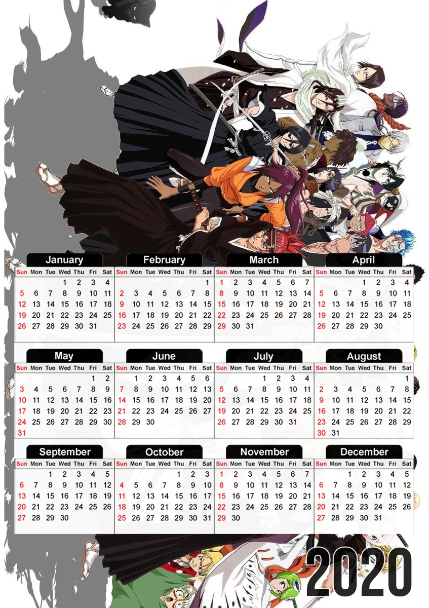 Calendrier Bleach All characters