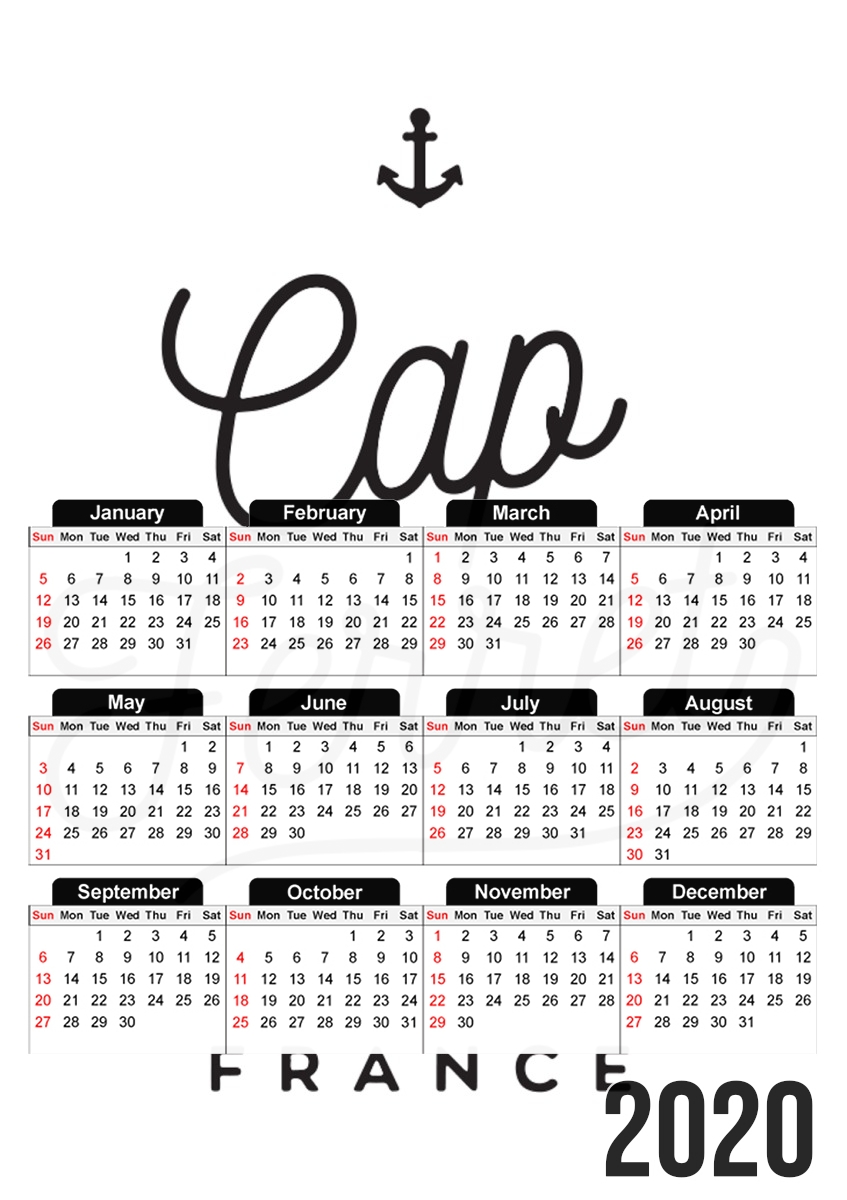 Calendrier Cap Ferret