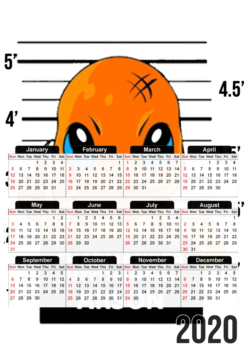 Calendrier Charmander Jail