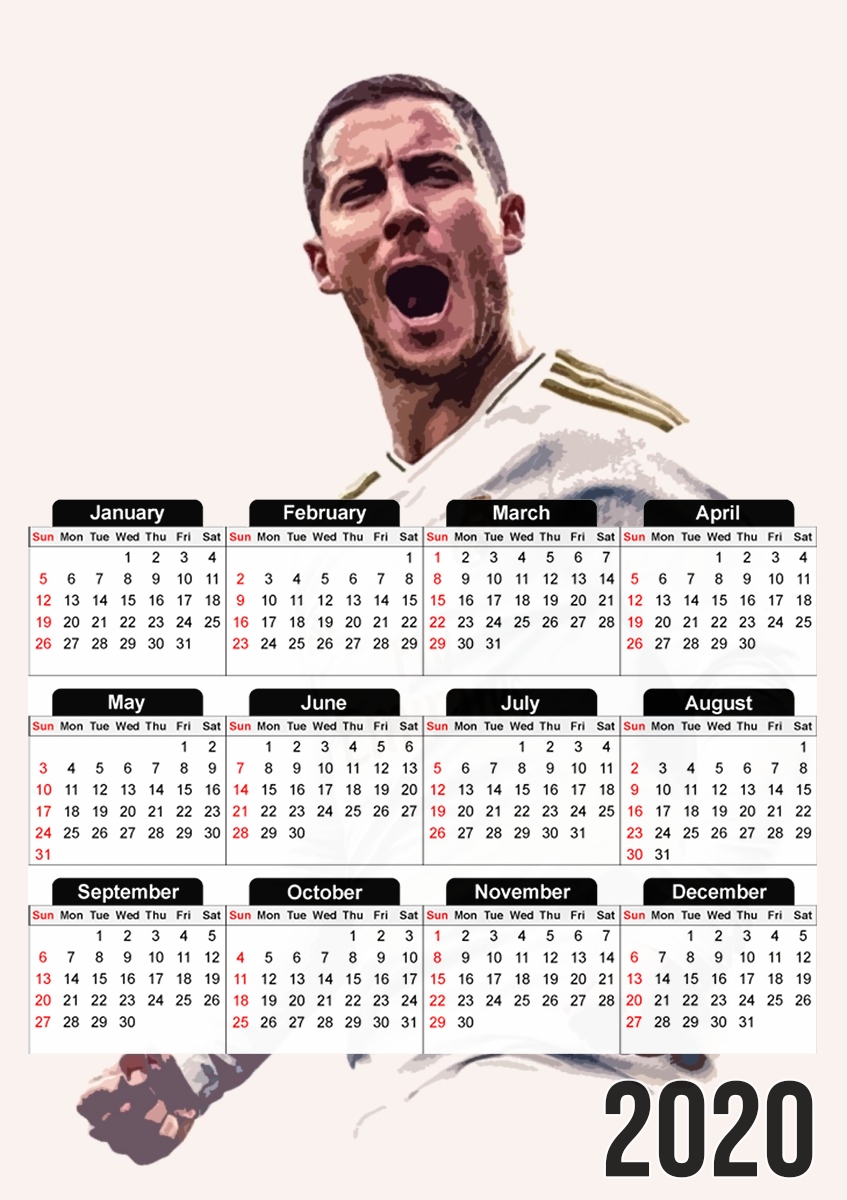 Calendrier Eden Hazard Madrid