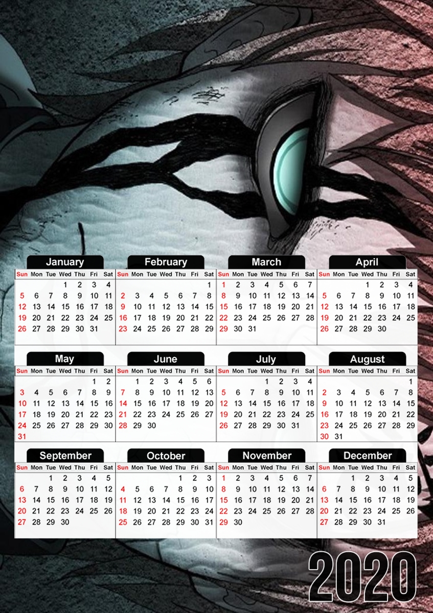 Calendrier Gaara Blood