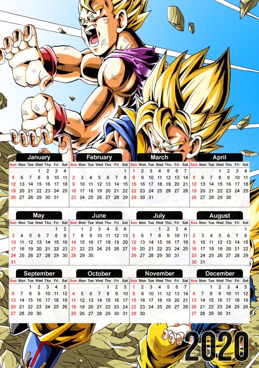 Calendrier Goku Family