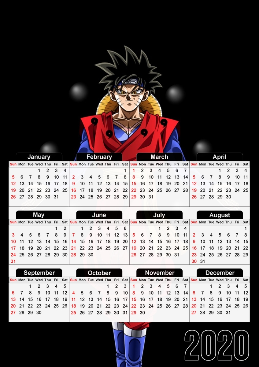 Calendrier Goku Fusion Luffy