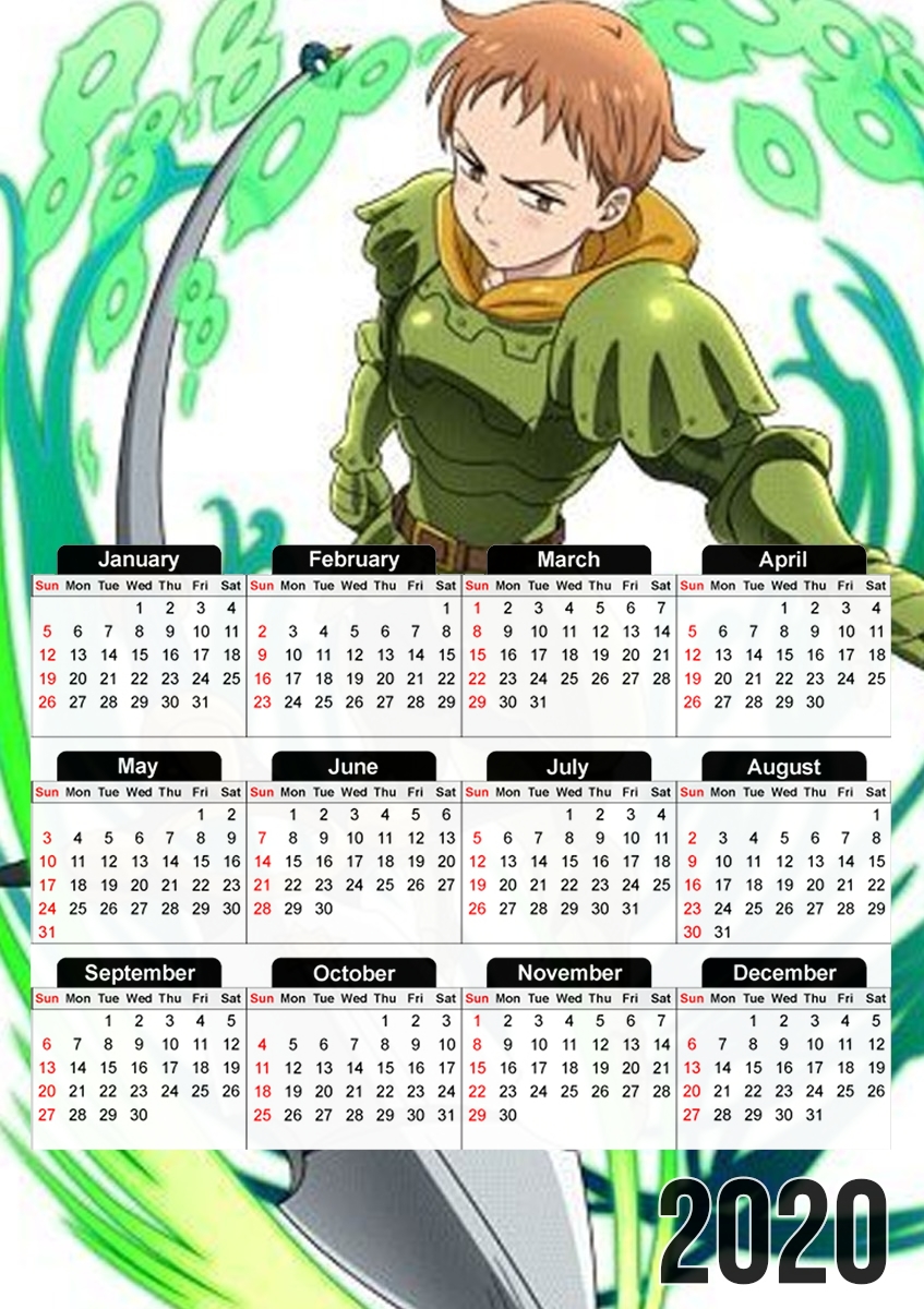 Calendrier Harlequin Seven Deadly sins