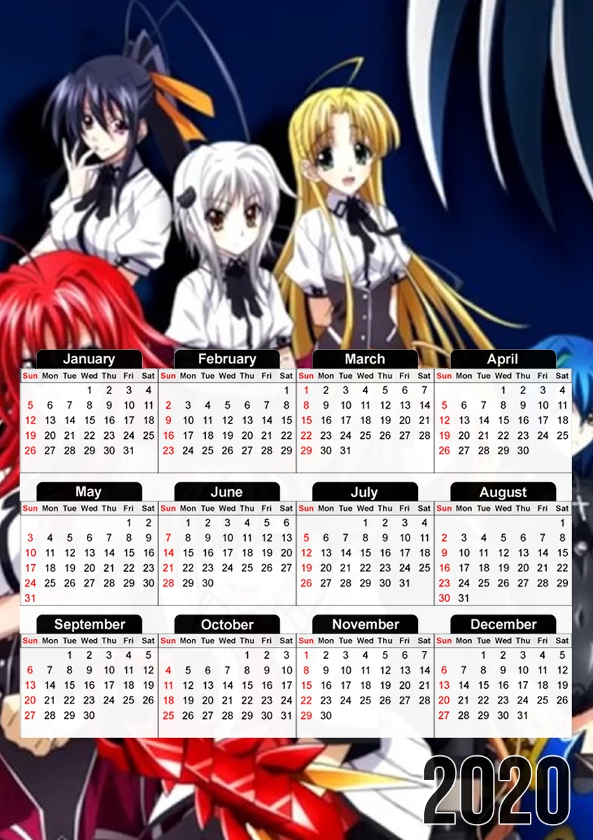 Calendrier High School DxD