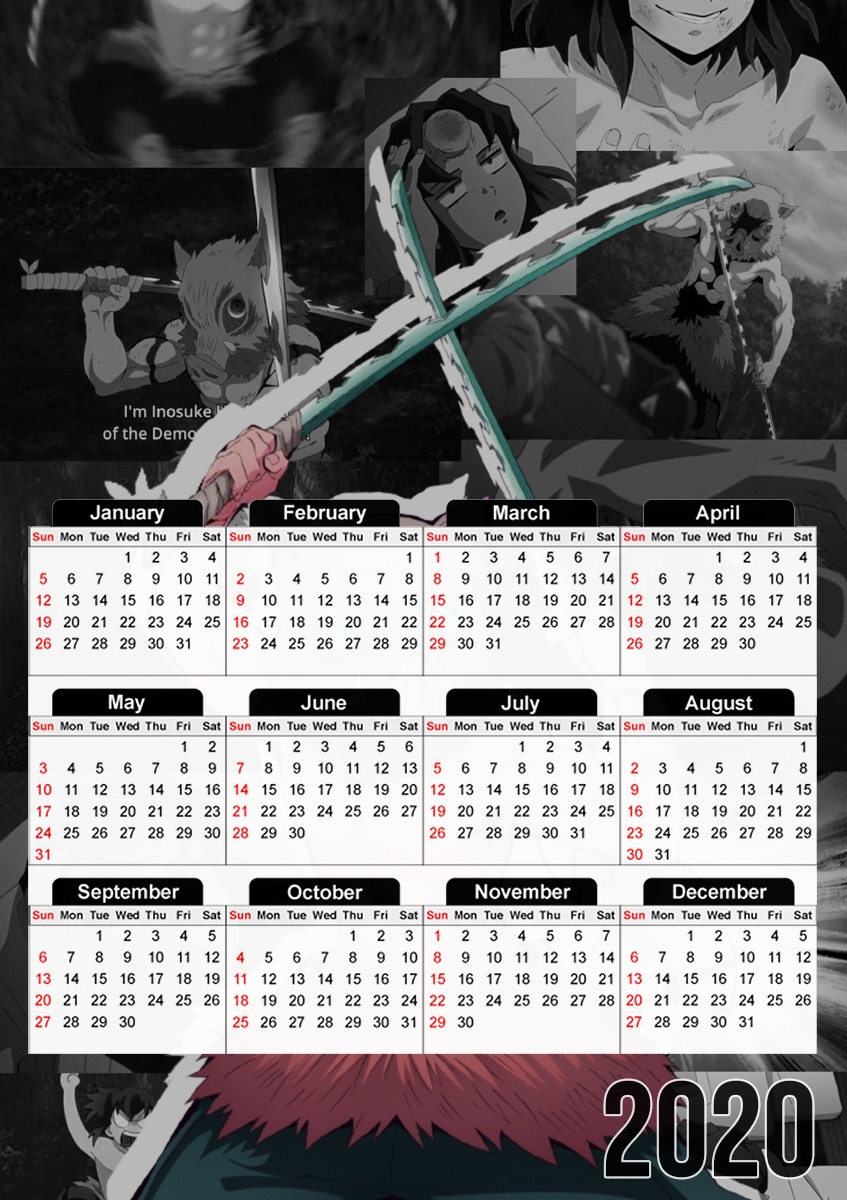 Calendrier Inosuke