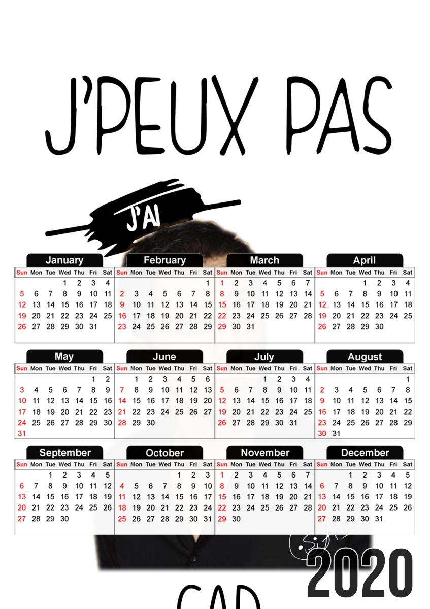 Calendrier Je peux pas j'ai Gad Elmaleh