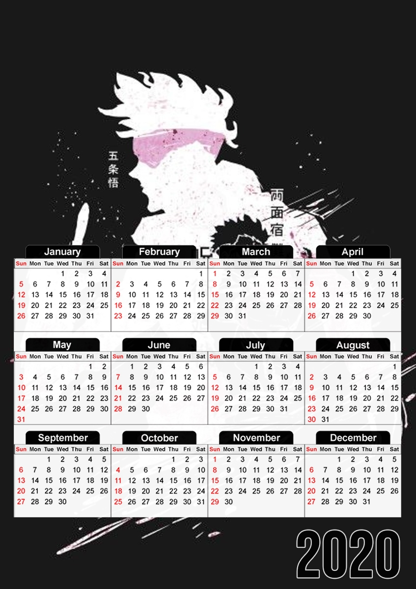 Calendrier Jujutsu Kaisen Sorcery fight