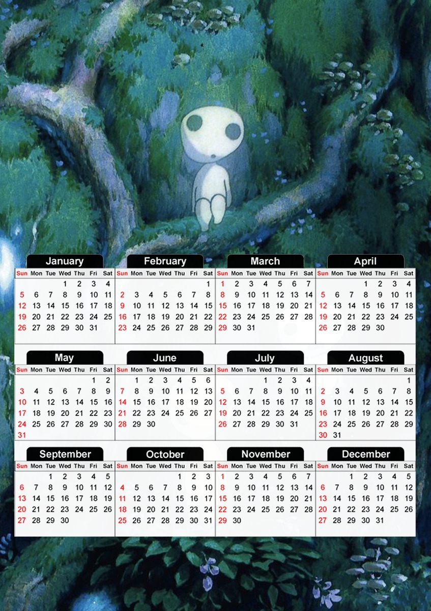 Calendrier Kodama Tree