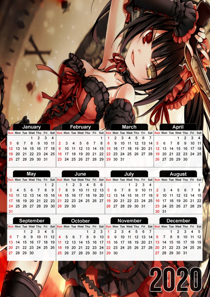 Calendrier kurumi tokisaki