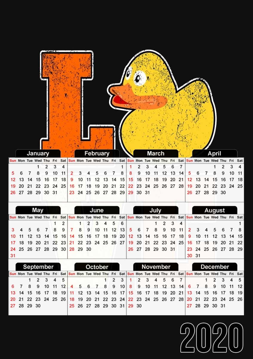 Calendrier Canard D'amour