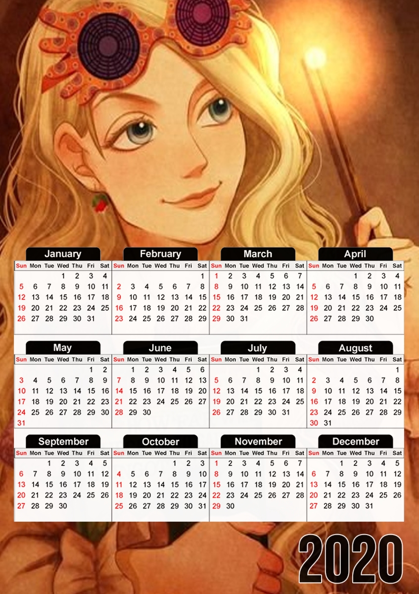 Calendrier Luna Lovegood Art Painting