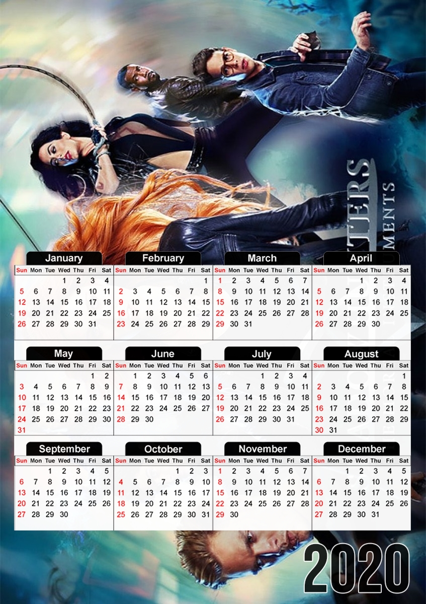 Calendrier Mortal instruments Shadow hunters