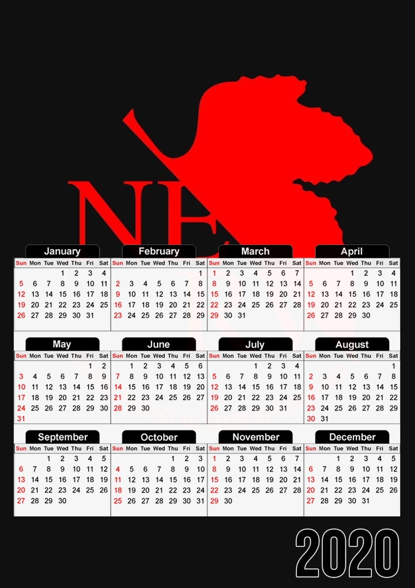 Calendrier Nerv Neon Genesis Evangelion