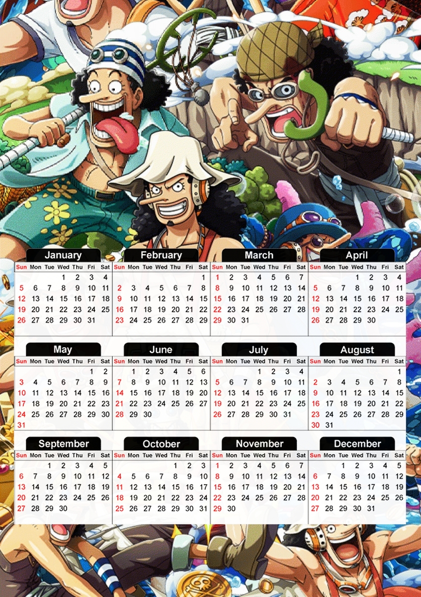 Calendrier One Piece Usopp