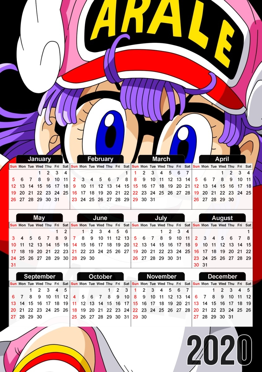 Calendrier Run Arale Norimaki