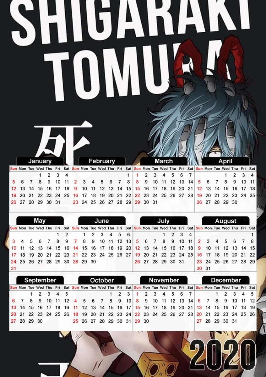 Calendrier Shigaraki Tomura