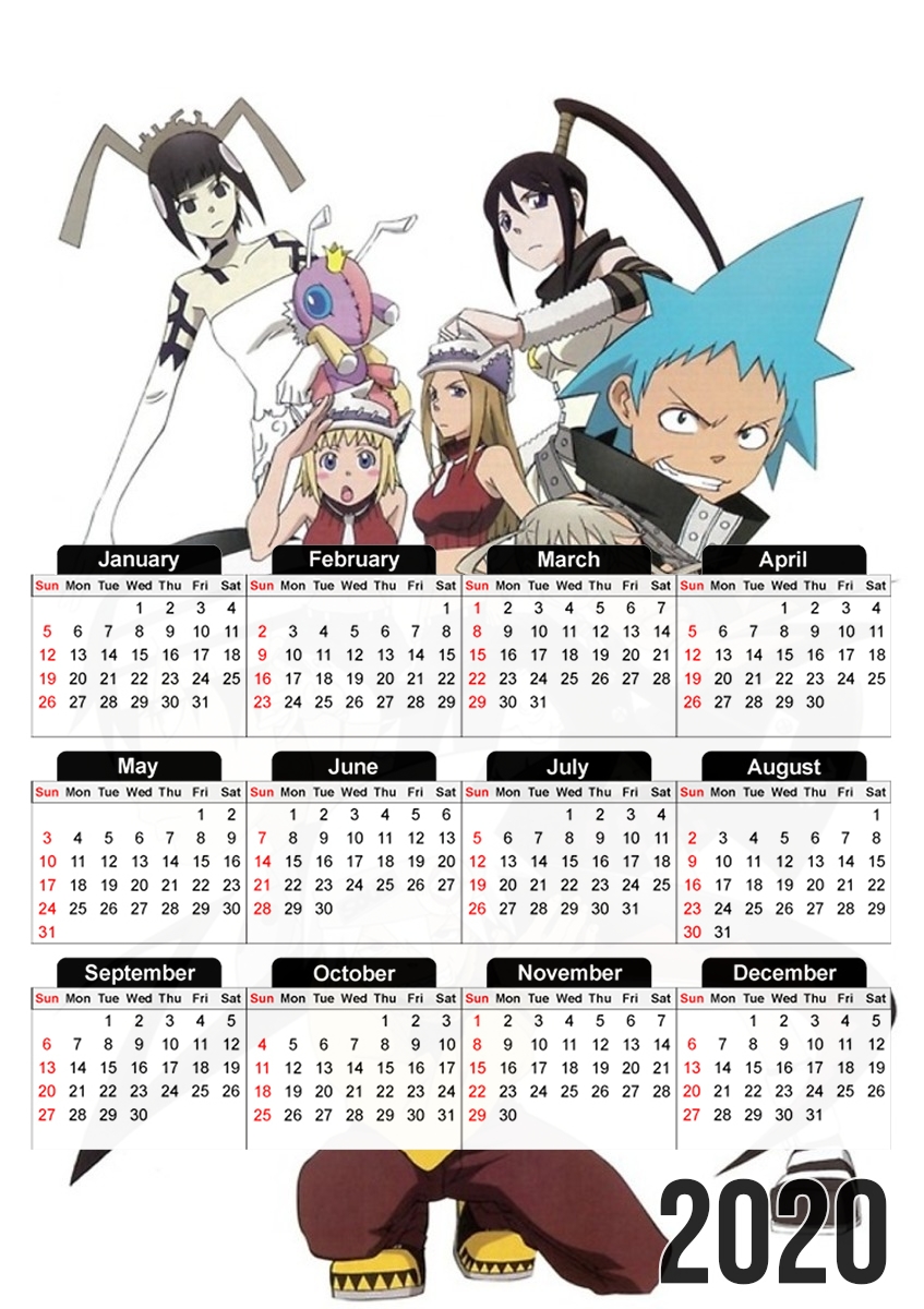 Calendrier Soul Eater Manga