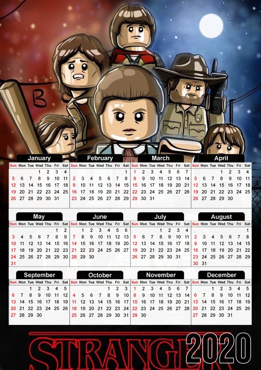 Calendrier Stranger Things Lego Art