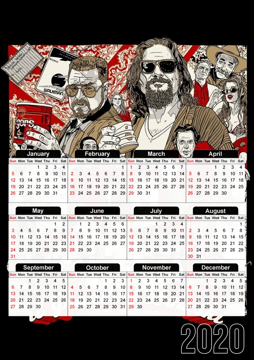 Calendrier The Big Lebowski