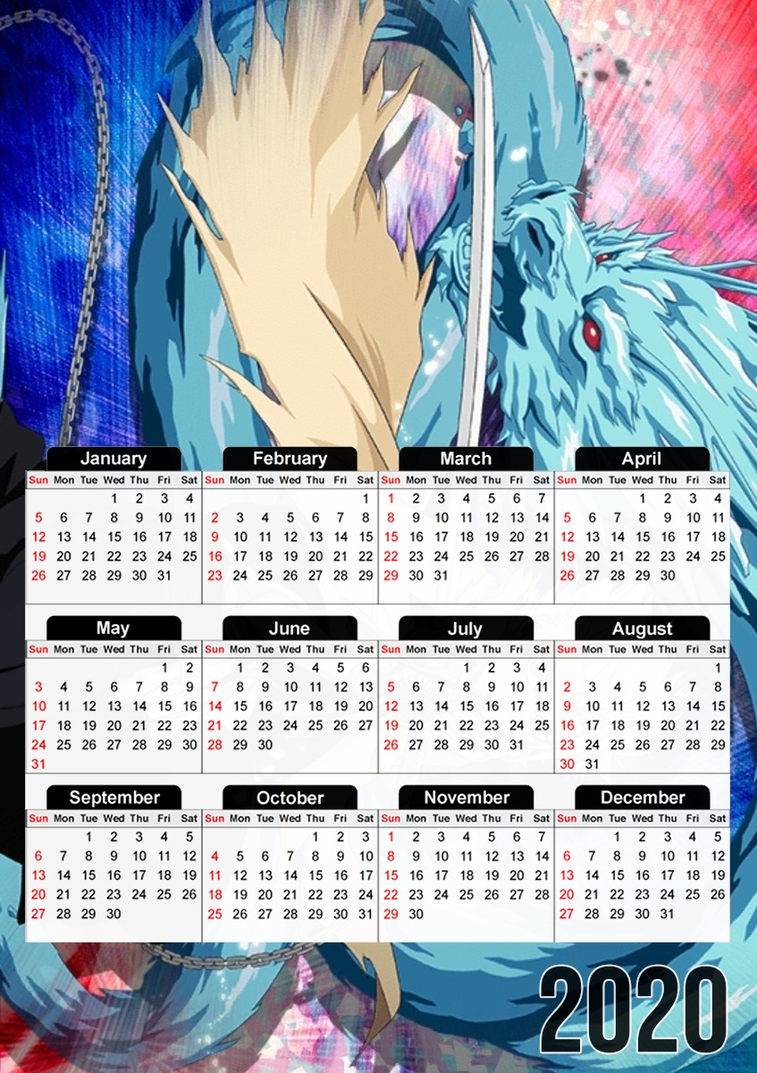 Calendrier Toshiro Hitsugaya Bleach Sword